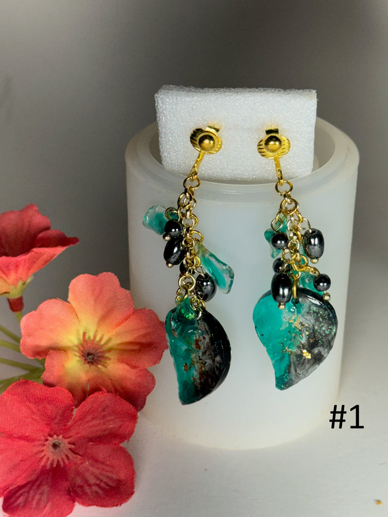 Handmade Resin Earrings #11