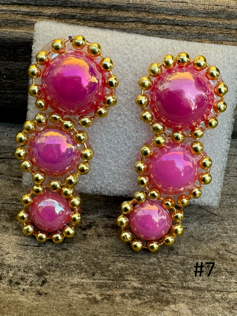 Handmade Resin Earrings #7