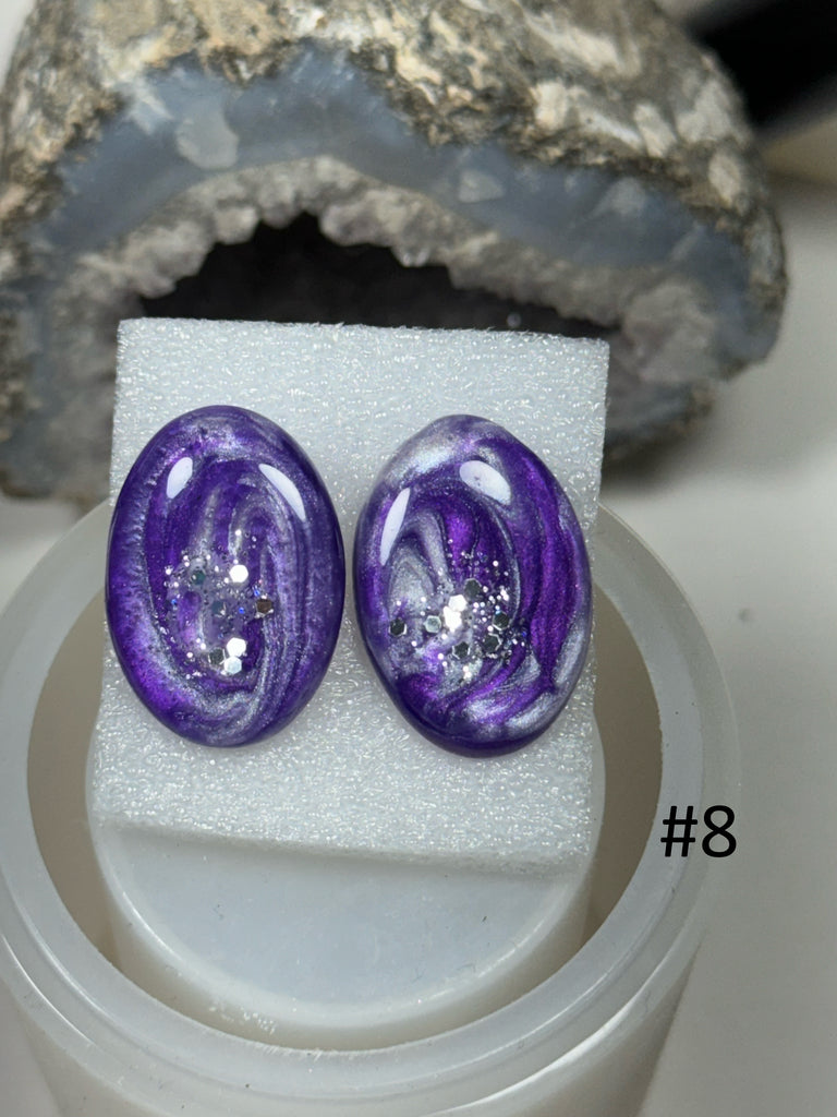 Handmade Resin Earrings #18