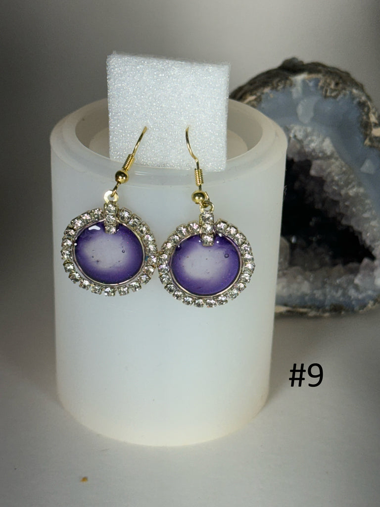 Handmade Resin Earrings #9