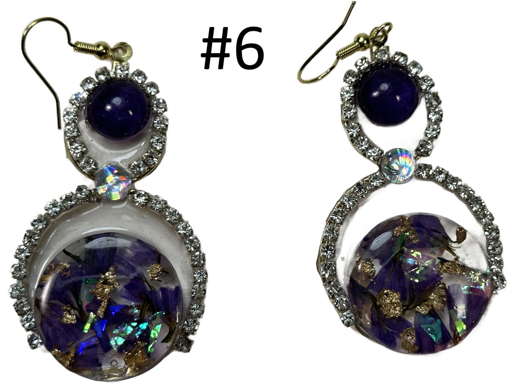 Handmade Resin Earrings #26