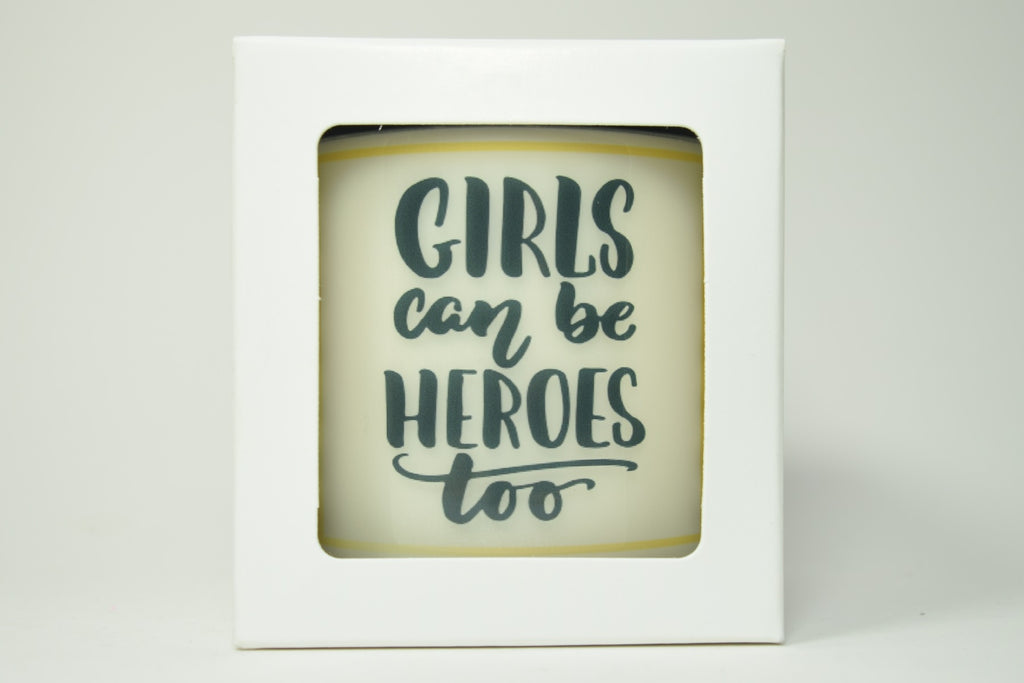 Girls Can Be Heroes Too Soy Candle