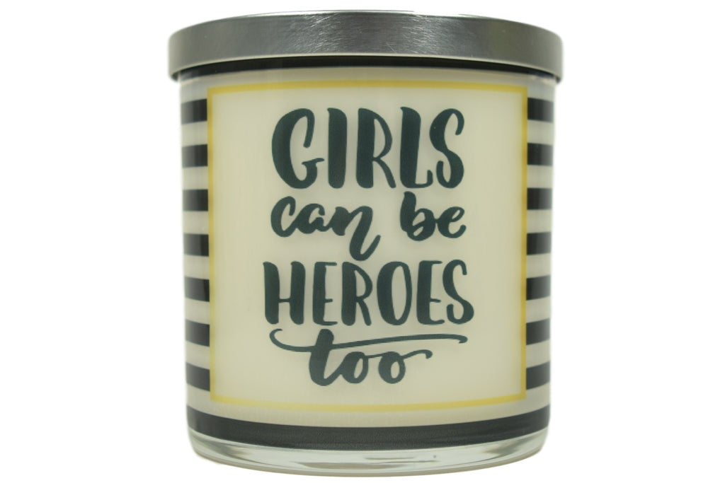 Girls Can Be Heroes Too Soy Candle
