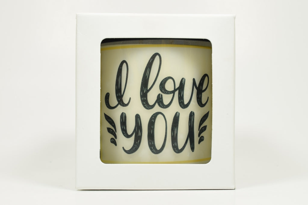 I Love You Candle