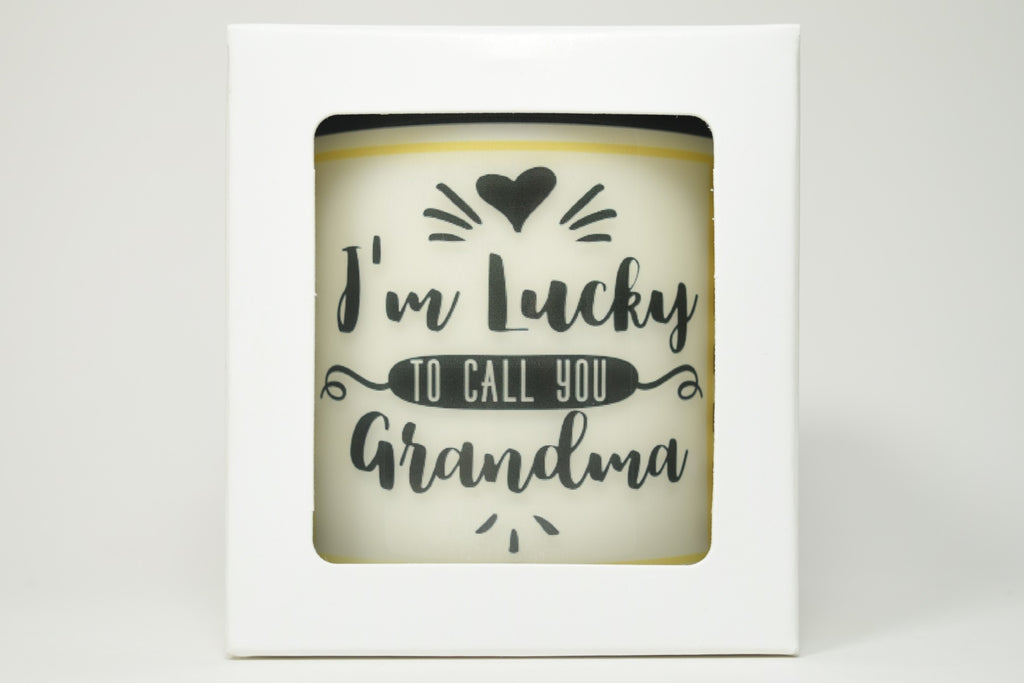 I'm Lucky To Call You Grandma Soy Candle