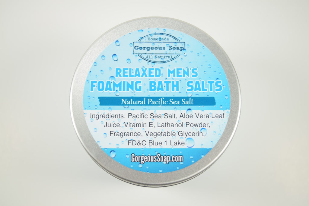 Relaxed Men's Foaming Bath Salts