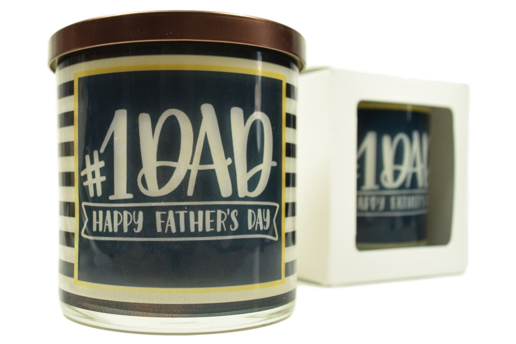 #1 Dad Happy Father's Day Soy Candle